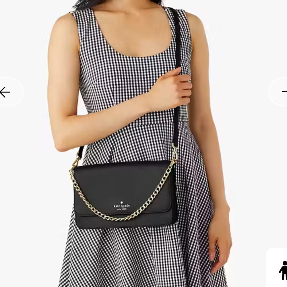 Kate Spade Elegant Black Crossbody Bag